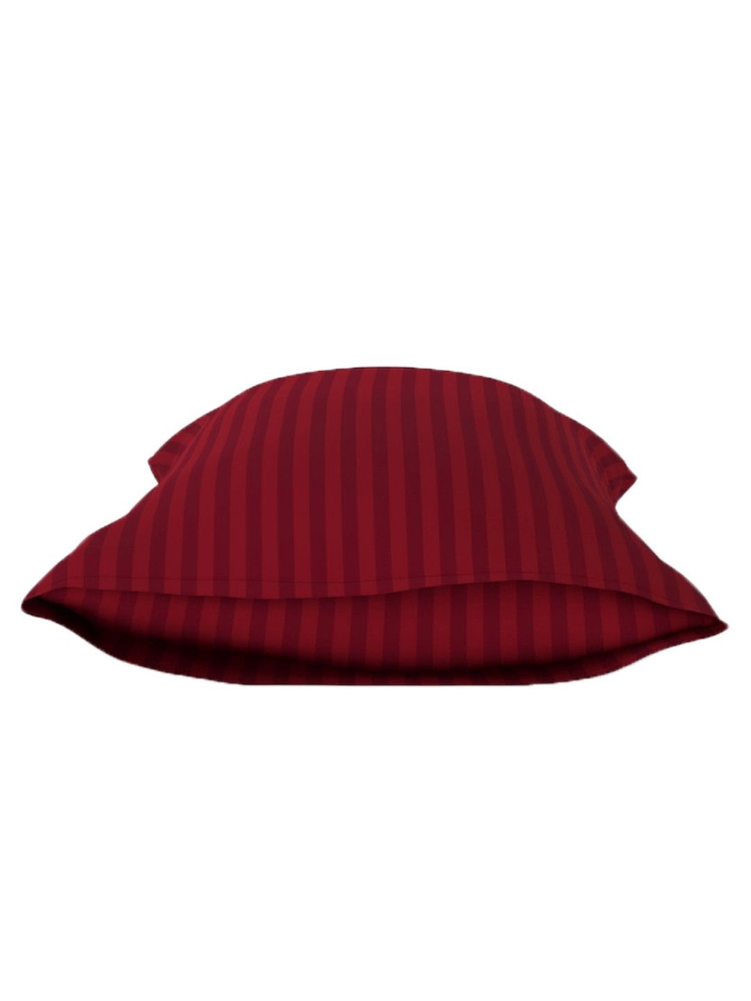 HOSTA HOMES Set Of 2 Maroon Striped Pillow Covers