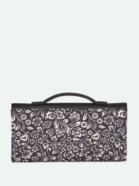 ZOUK Rhea Kapoor FloMotif Textured Water Resistant Jute Envelope Clutch