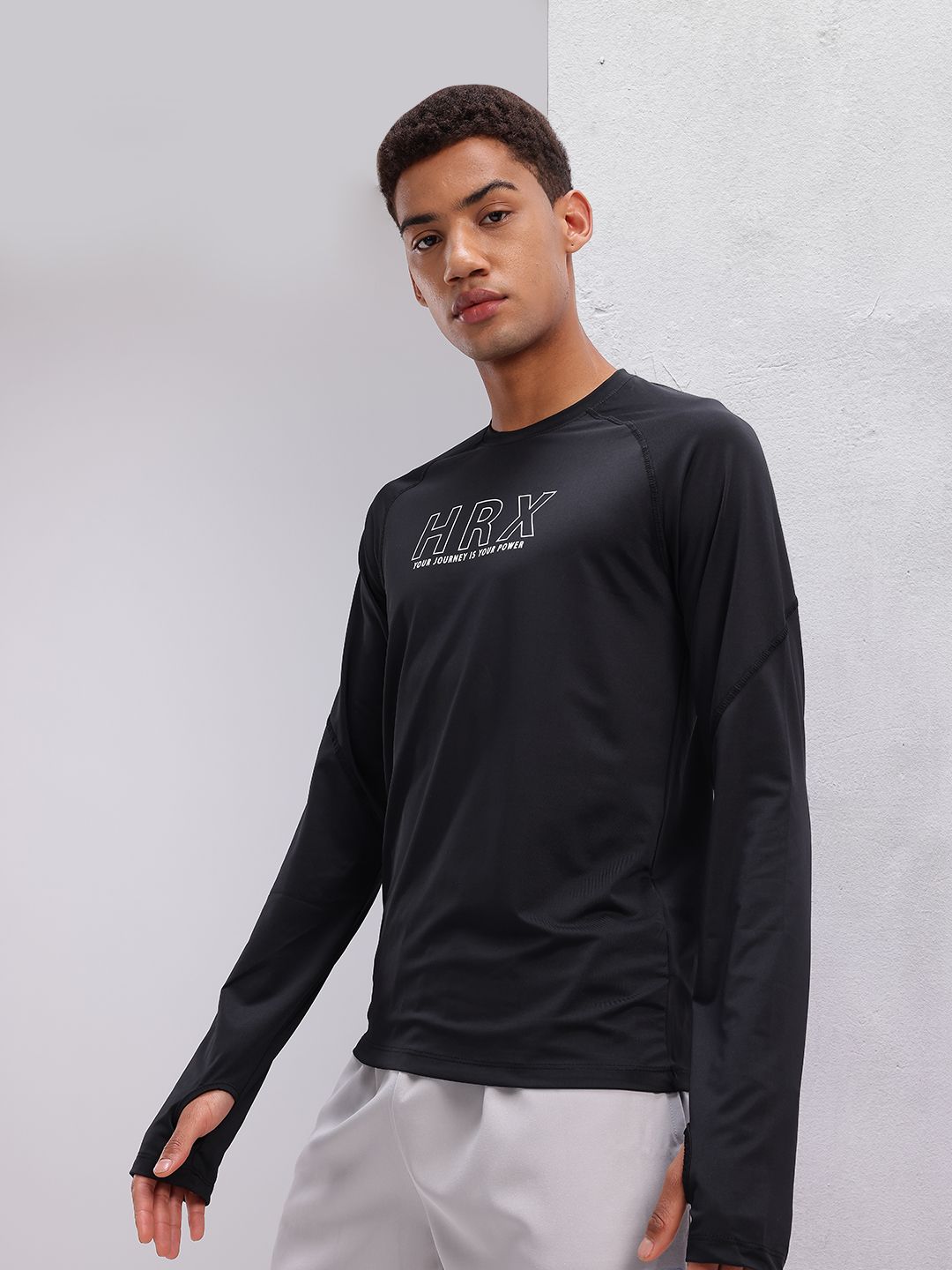 HRX by Hrithik Roshan Rapid-Dry Printed Training T-shirt