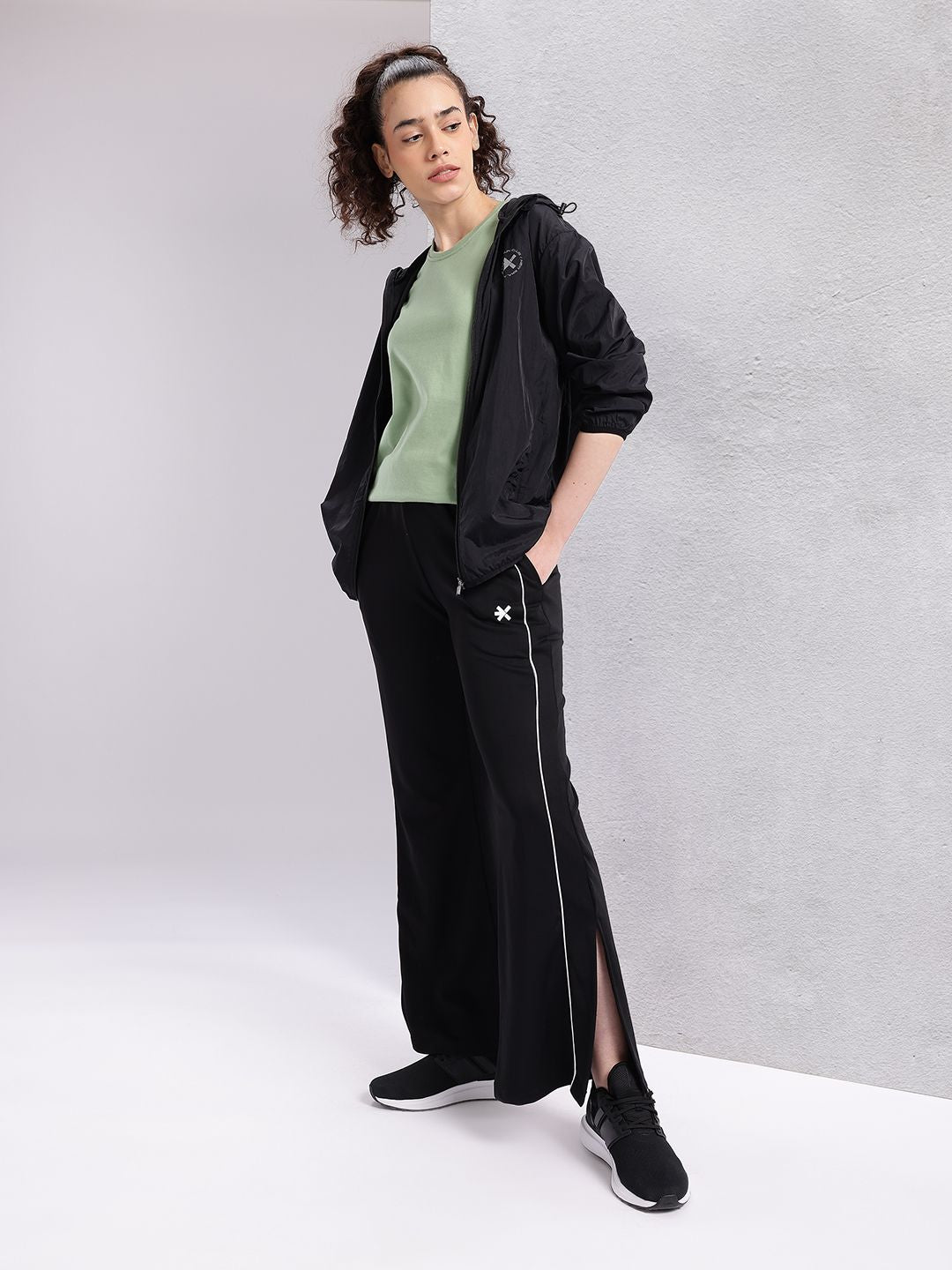 HRX by Hrithik Roshan Women Lifestyle Bootcut Fit Track Pants