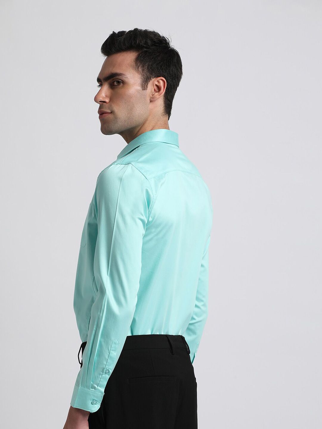 THE BEAR HOUSE Slim Fit Pure Cotton Formal Shirt