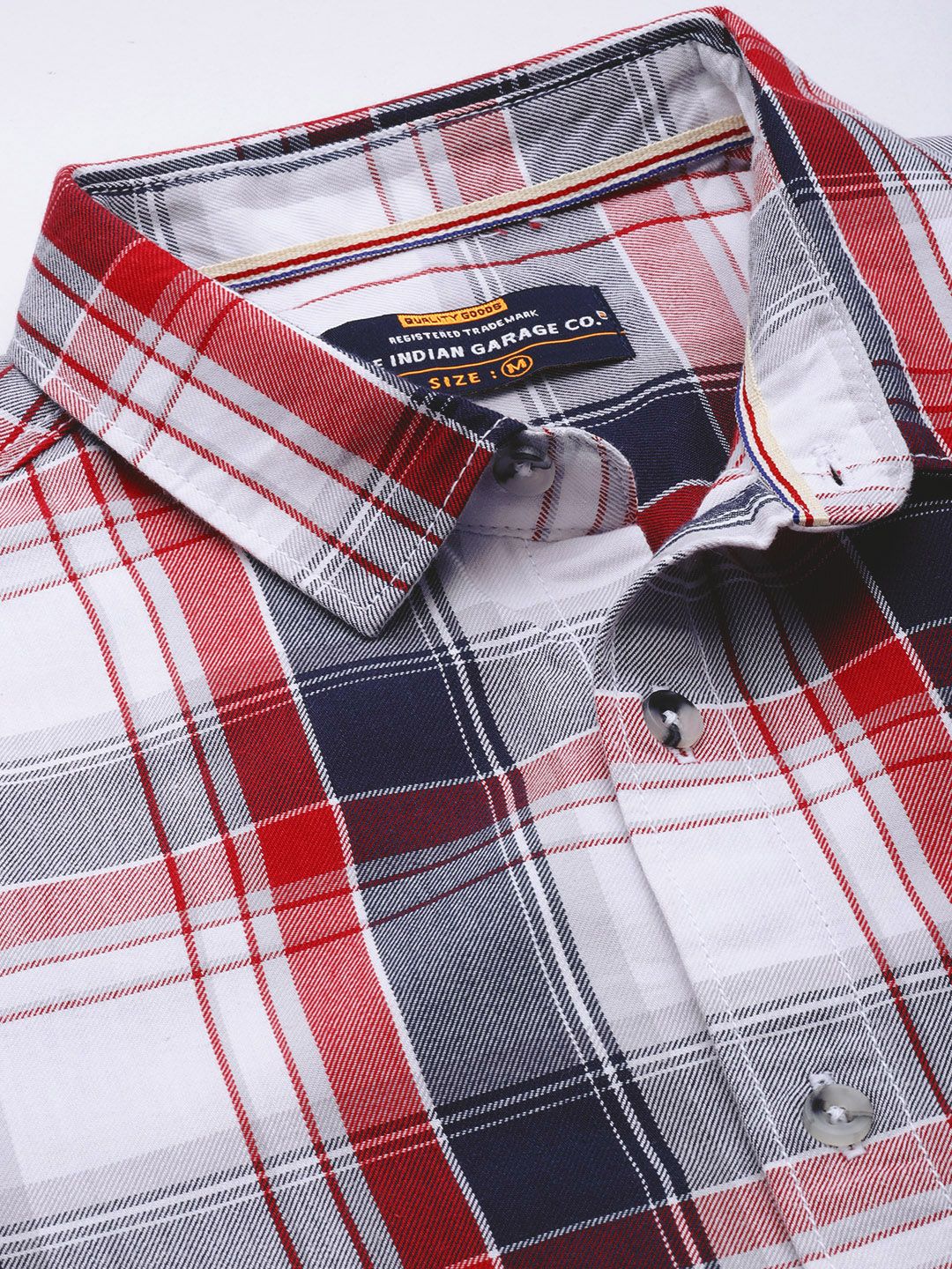 The Indian Garage Co Men Checked Casual Shirt