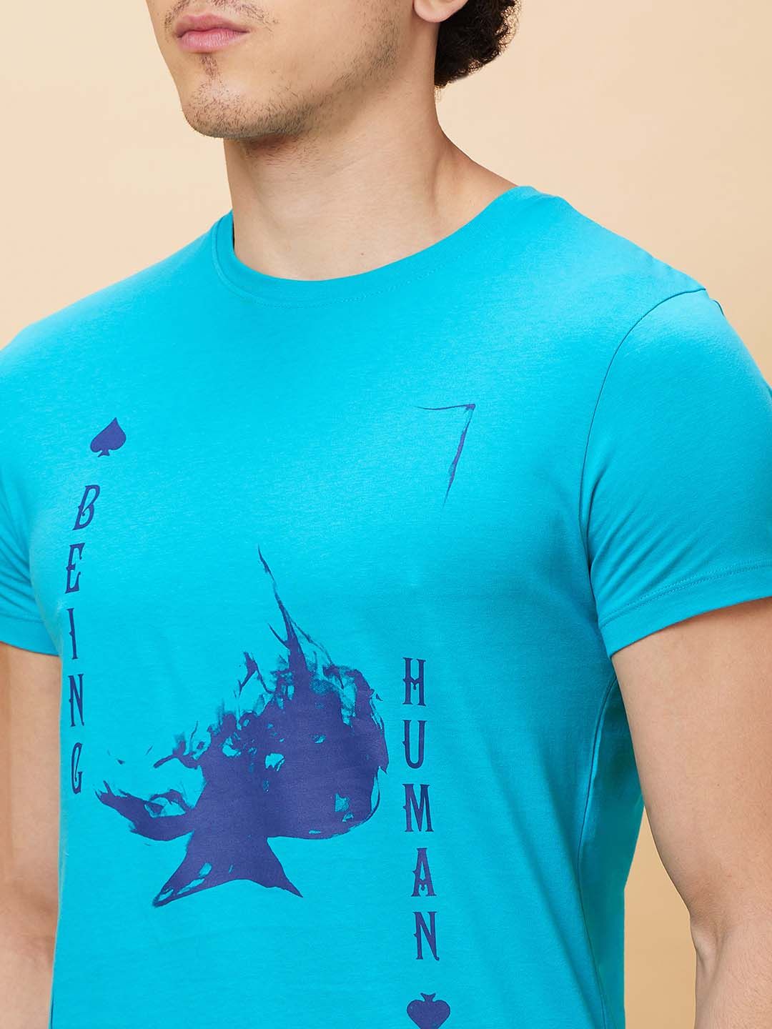 Being Human Printed Pure Cotton T-shirt