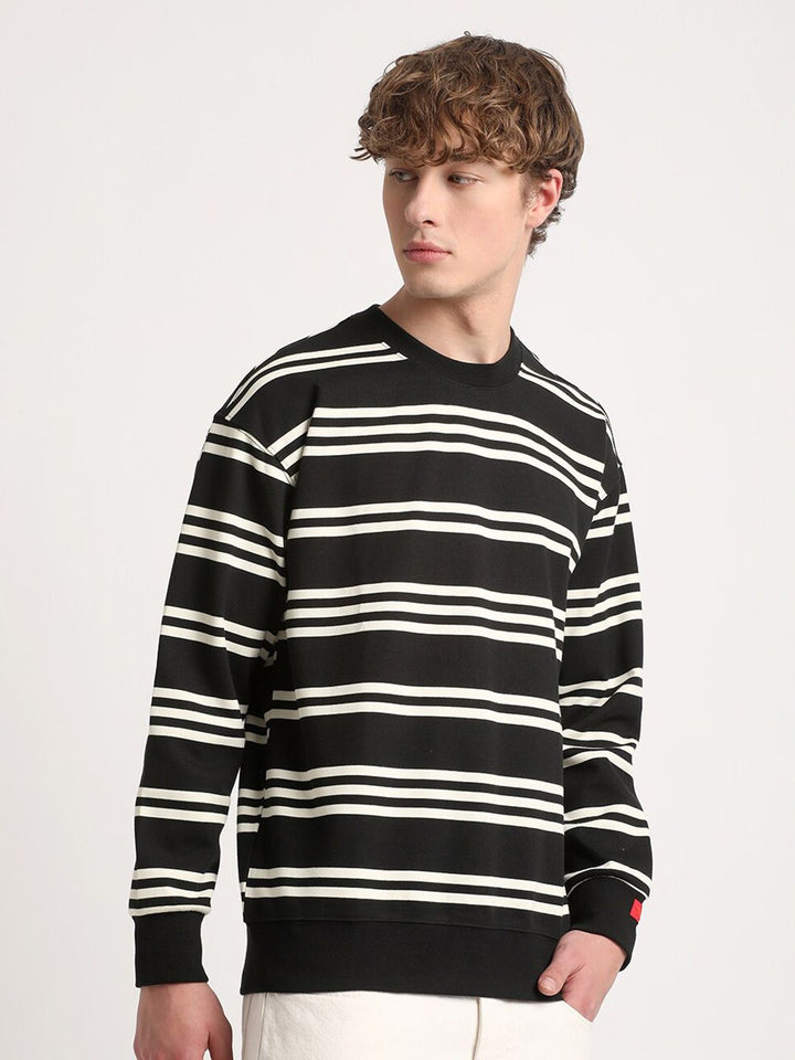 THE BEAR HOUSE Striped Pullover Sweatshirt