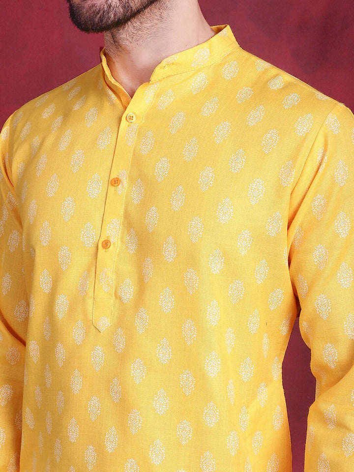 Jompers Ethnic Motifs Printed Pure Cotton Kurta