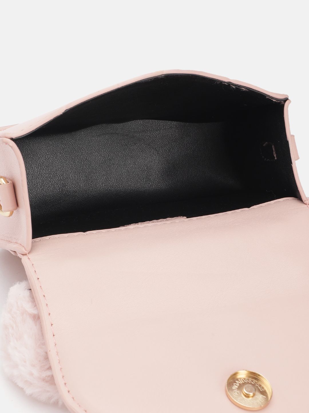 DressBerry Quilted Structured Satchel Bag