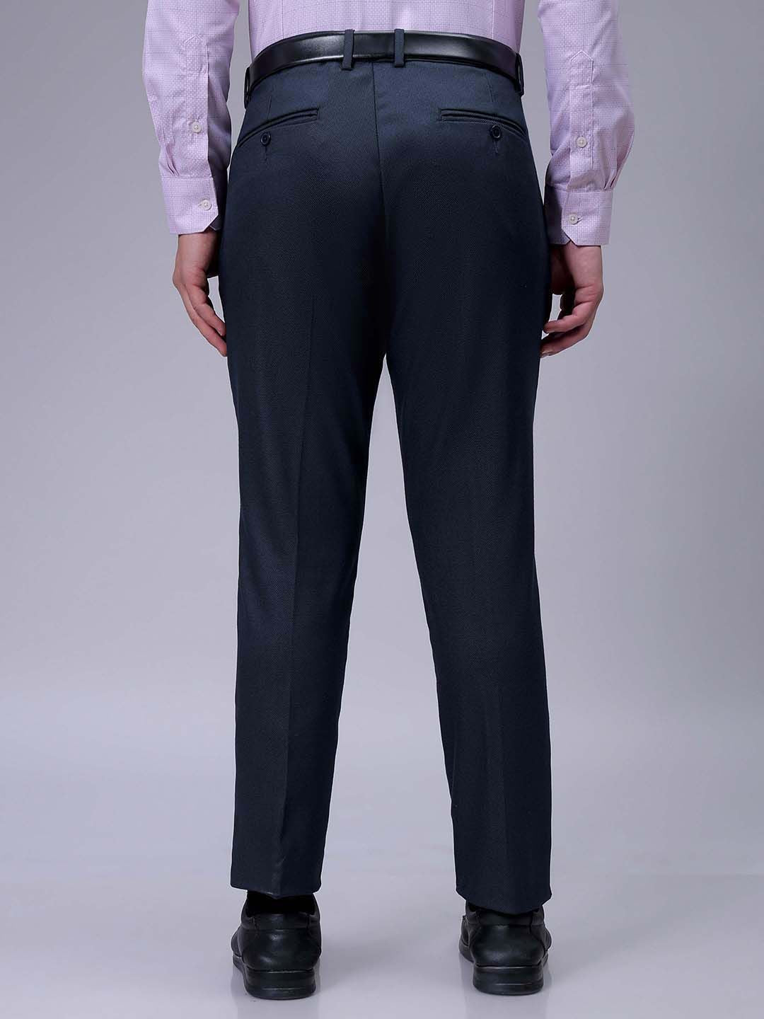 The Indian Garage Co. X Luxe Men Slim Fit Formal Trousers
