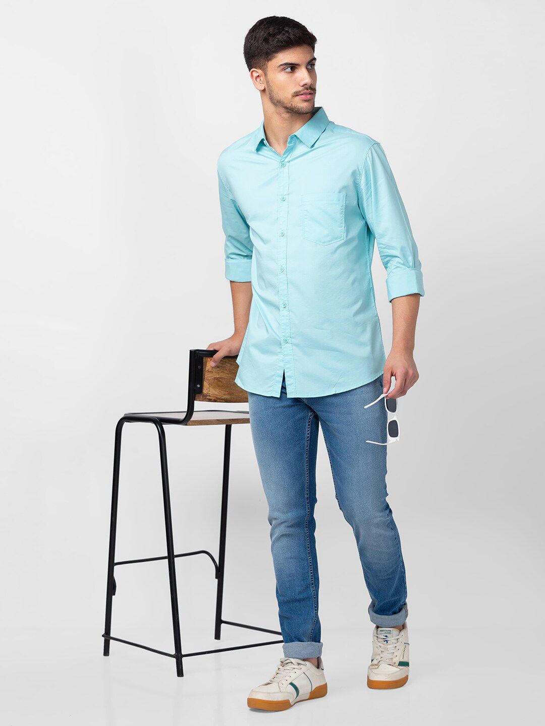 SPYKAR Men Slim Fit Casual Shirt