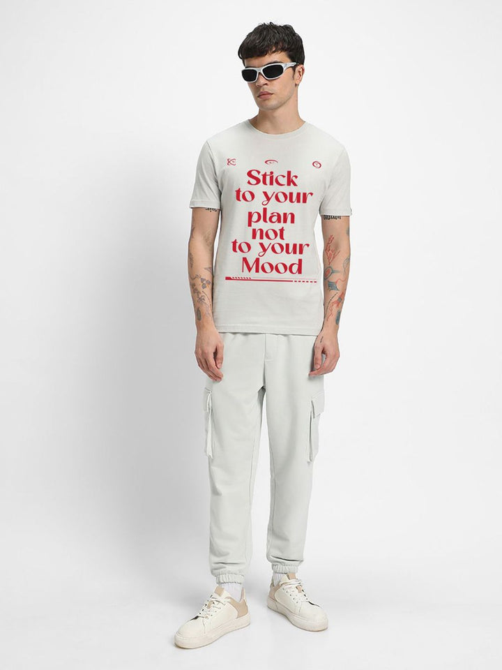 Bewakoof Men Typography Printed Round Neck Cotton T-shirt