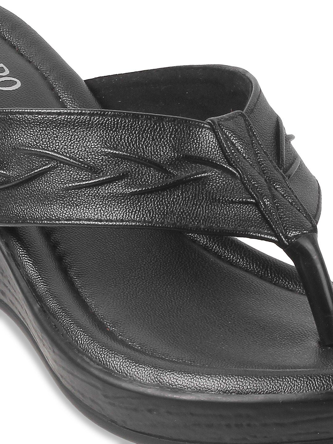 Metro Textured Open Toe Wedge Heels