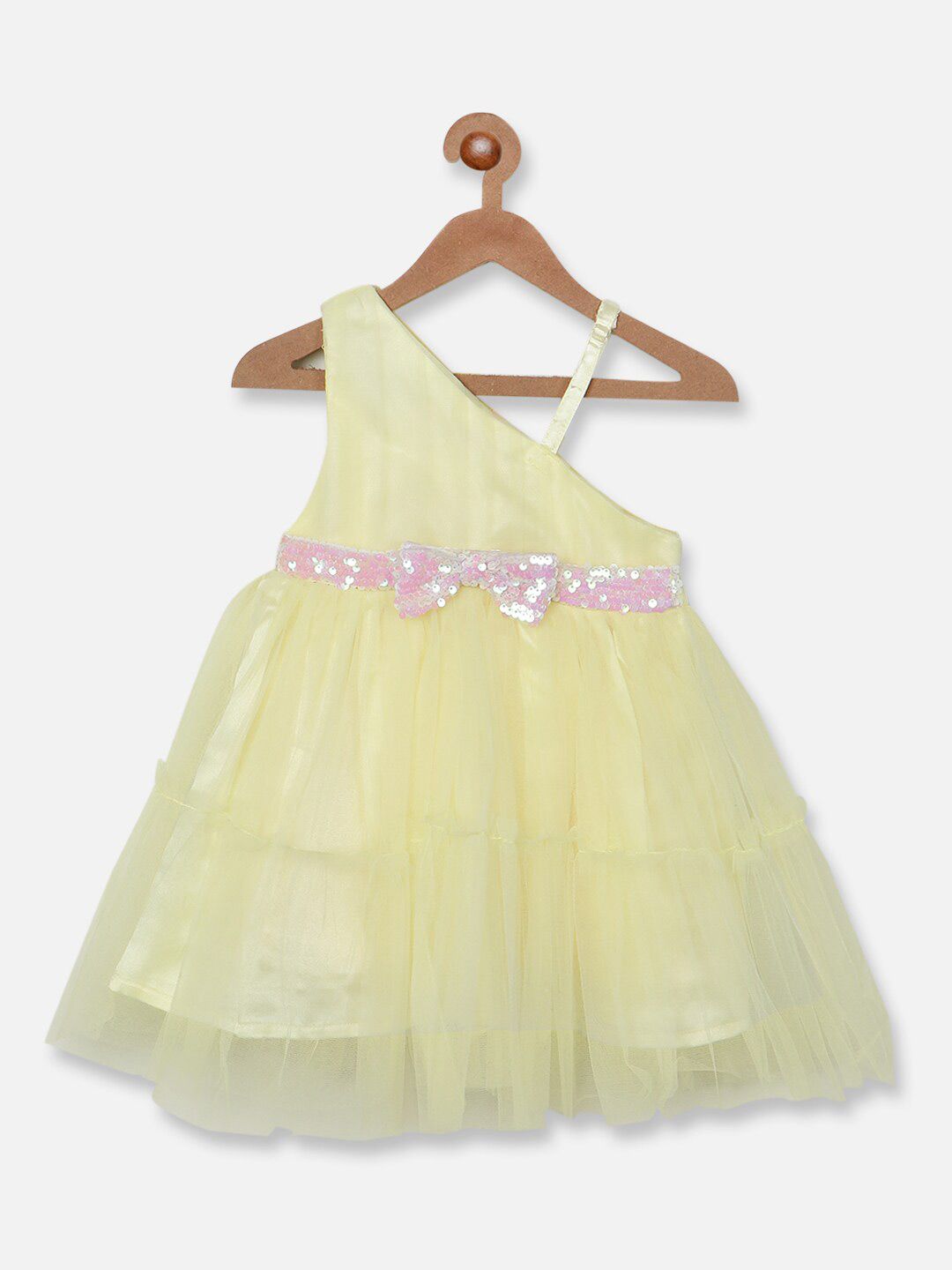 Nauti Nati Girls Net Fit & Flare Dress