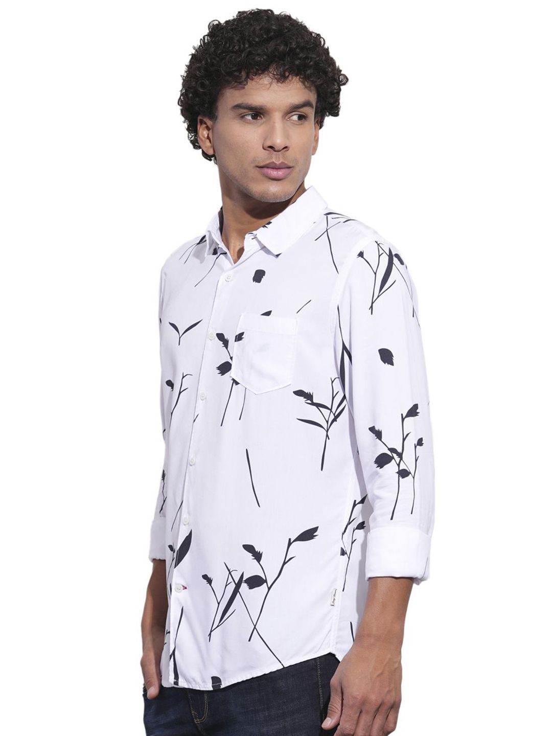 Being Human Men Classic Floral Opaque Printed Casual Shirt