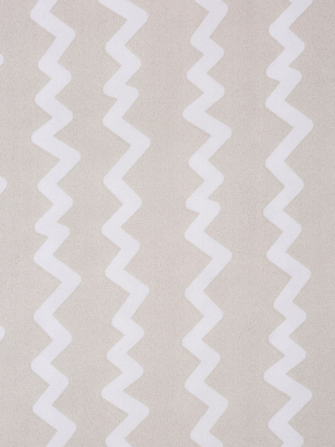 KLOTTHE Beige Chevron Cotton 300 TC Dilengkapi Cadar King Halus dengan 2 Sarung Bantal-98 x 87 inci