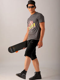 The Indian Garage Co Men Typography Printed Slim Fit T-shirt
