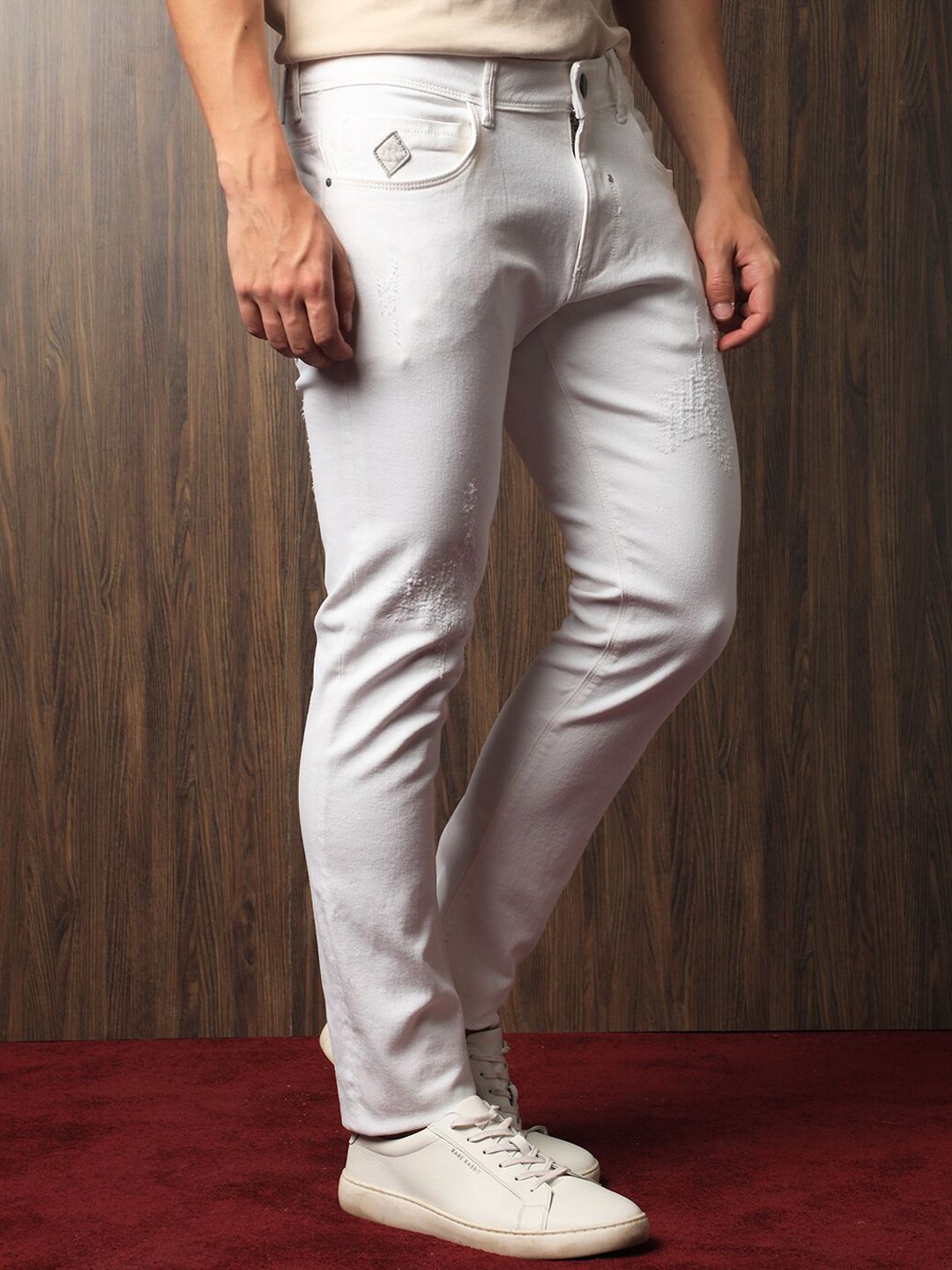 RARE RABBIT Men Astral Slim Fit Cotton Jeans