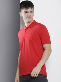 The Indian Garage Co Men Solid Polo Collar T-shirt