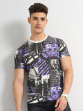 The Indian Garage Co Graphic Printed Round Neck T-shirt