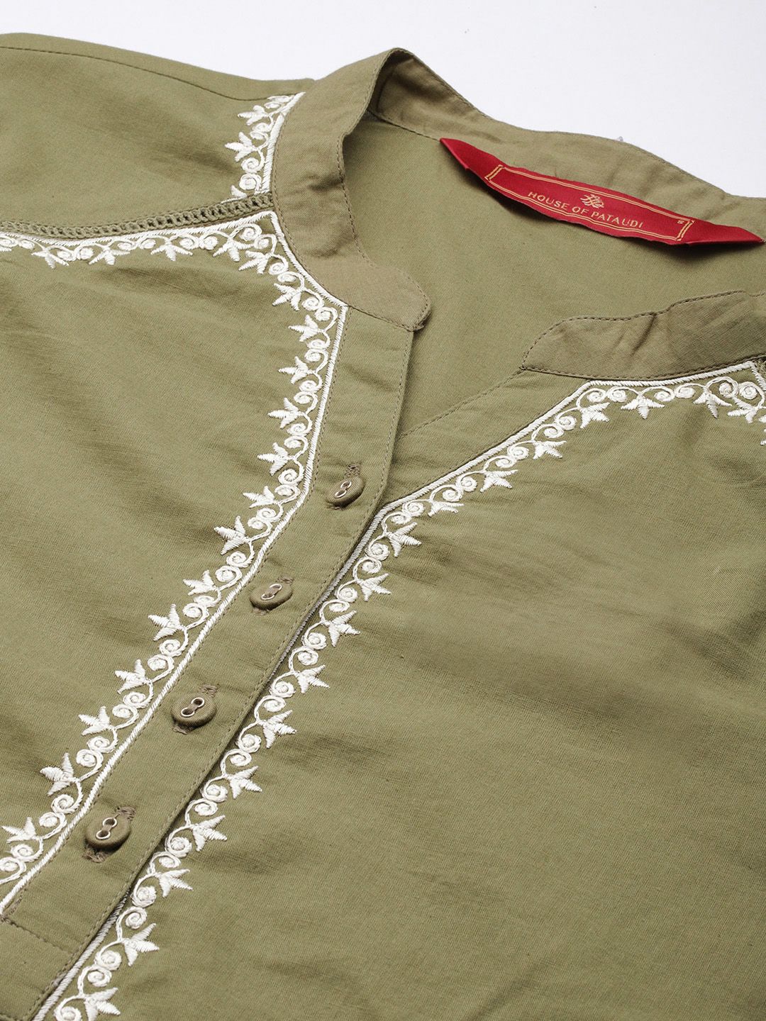 House of Pataudi Ethnic Motifs Embroidered Jashn Kurta