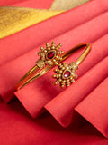 PANASH Wanita Loyang Bersalut Emas Gelang Gaya Bangle