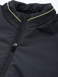 The Indian Garage Co Men Solid Zip-Front Bomber Jacket