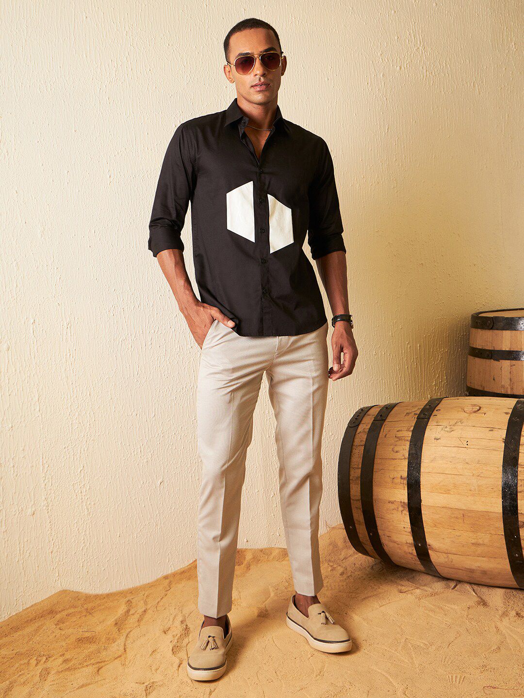 DENNISON Smart Slim Fit Casual Shirt
