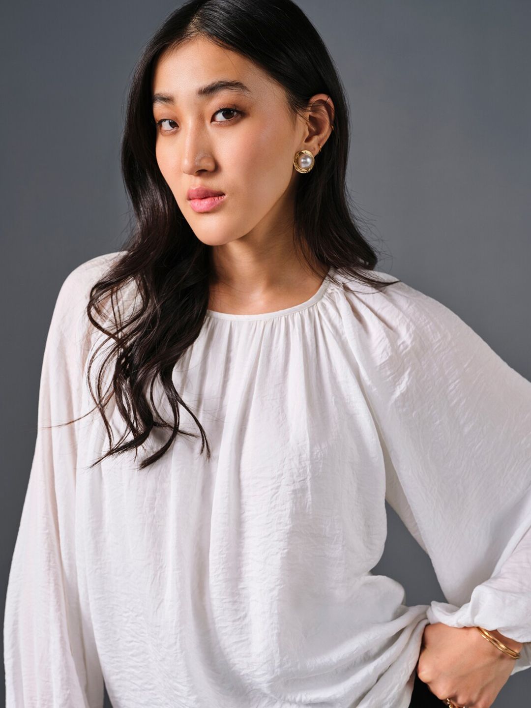 AND Flared Sleeve Top