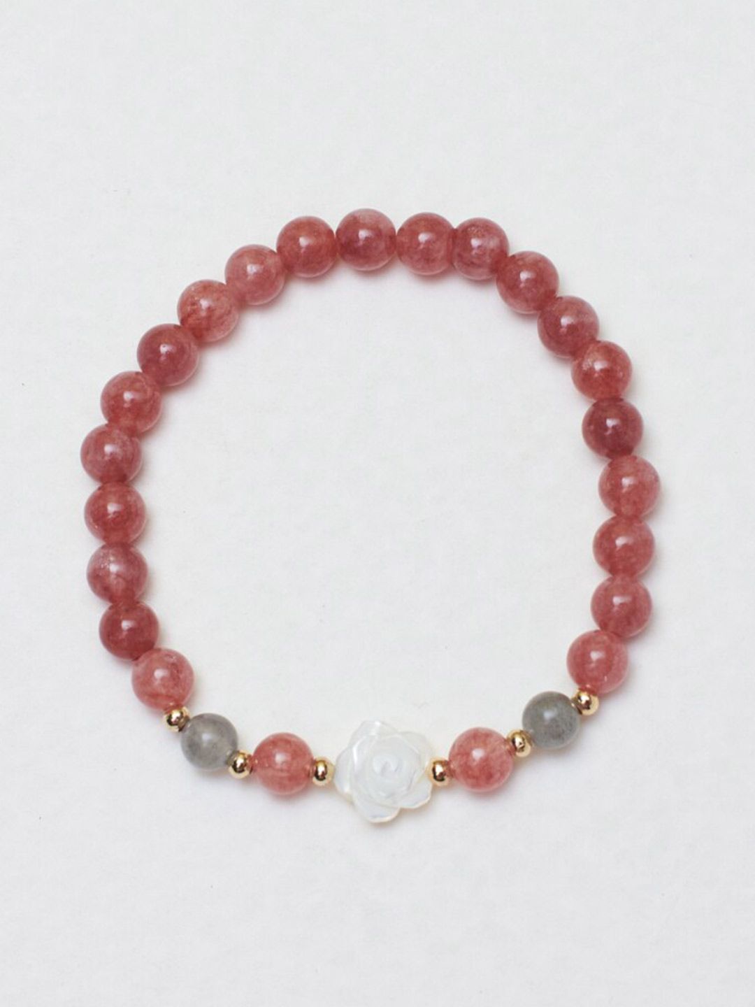 Gelang band manik kristal asin