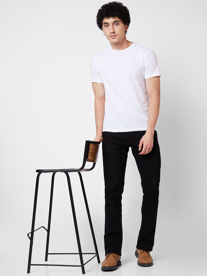 SPYKAR Men Mid-Rise Bootcut Clean Look Cotton Jeans