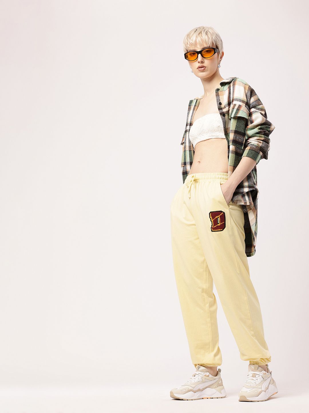 DressBerry Women Sunlit Style On K Street Applique Joggers