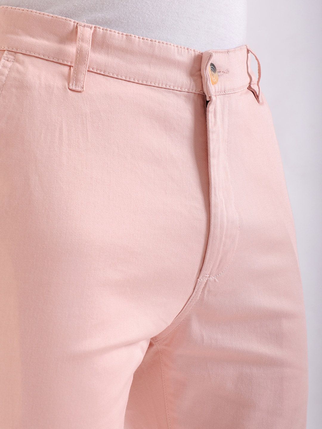 The Indian Garage Co Men Slim Fit Mid-Rise Trousers