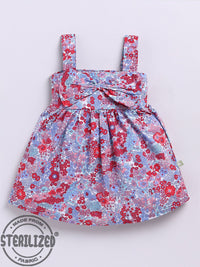 Moms Love Infant Girls Cotton Floral Print Fit & Flare Dress