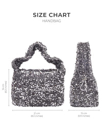Lino Perros Embellished Structured Party Shoulder Bag