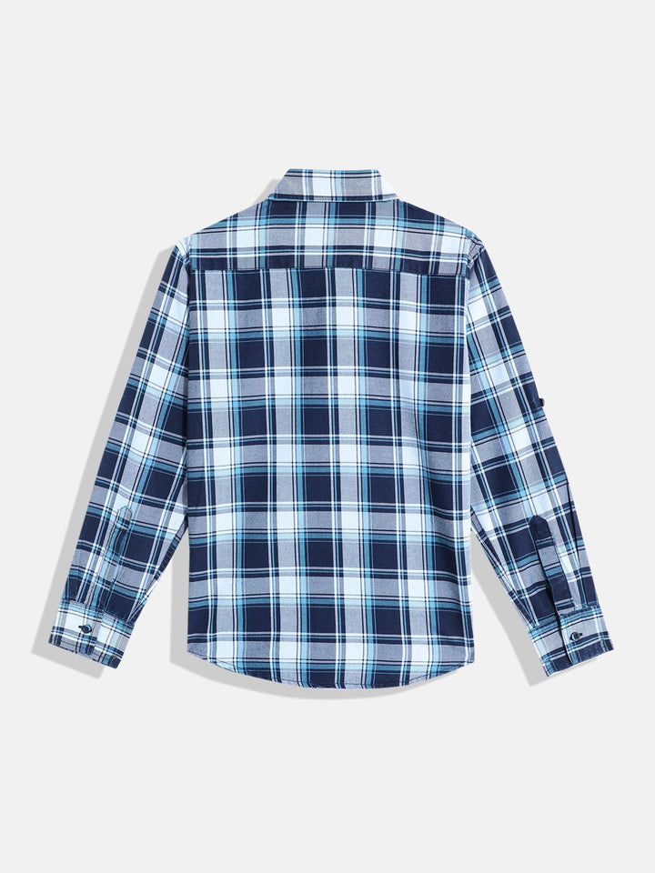 Monte Carlo Boys Checked Casual Smart Fit Shirt