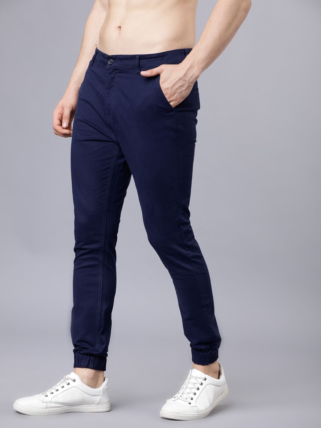 Highlander Men Blue Slim Fit Joggers
