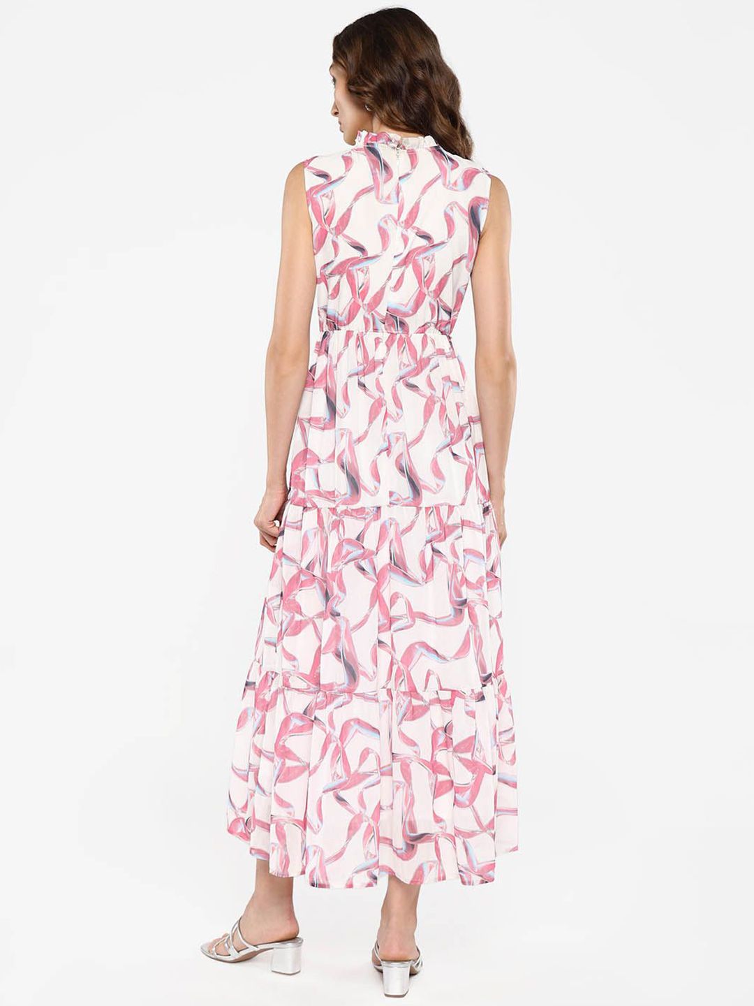 RAREISM Printed Fit & Flare Midi Dress