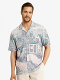 RARE RABBIT Men Comfort Abstract Printed Boxy Casual Shirt