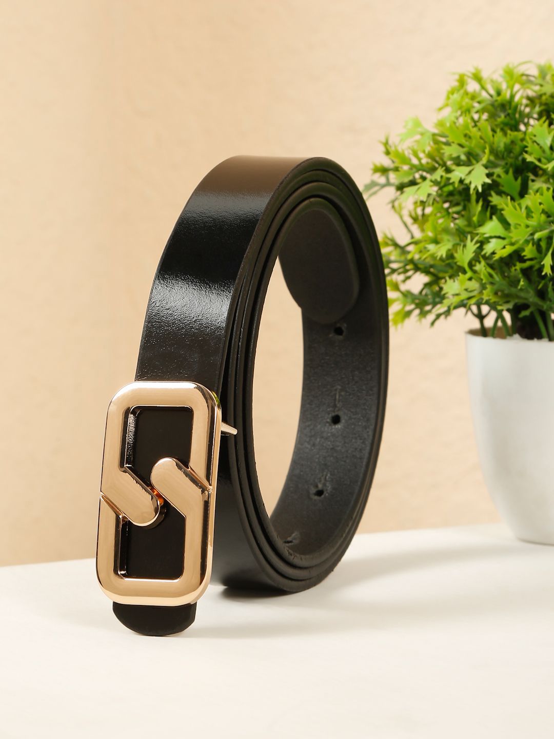Teakwood Leathers Women Solid Leather Belt