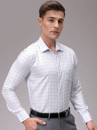The Indian Garage Co. X Luxe Men Slim Fit Multi Stripes Opaque Striped Formal Shirt