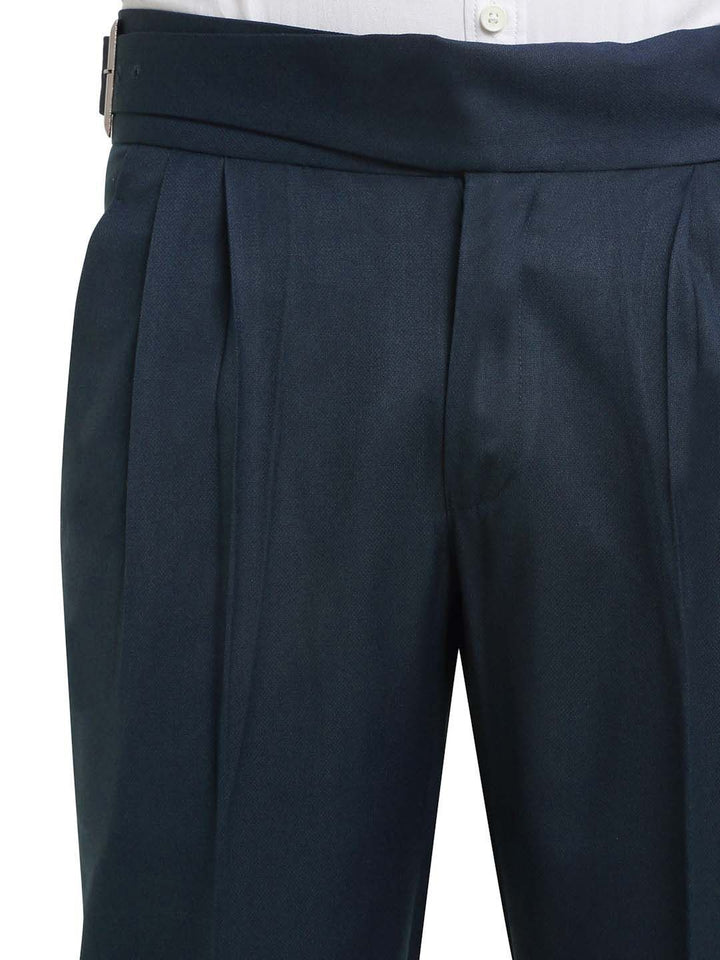 KLOTTHE Men's Cotton Rich Solid Slim Fit Gurkha pants