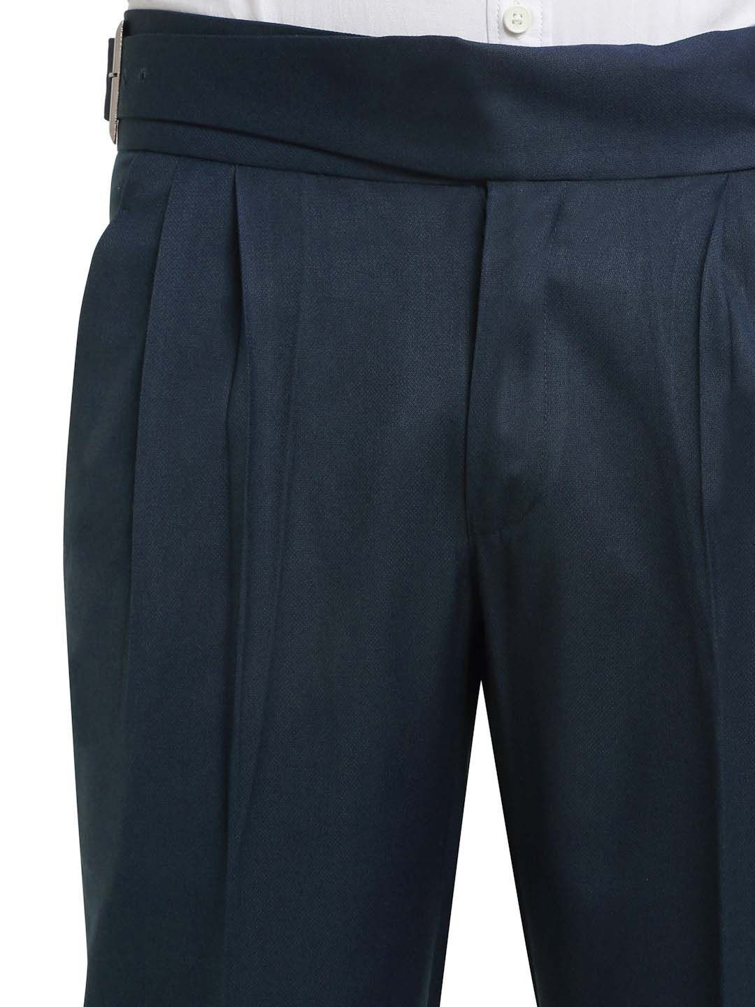 KLOTTHE Men's Cotton Rich Solid Slim Fit Gurkha pants