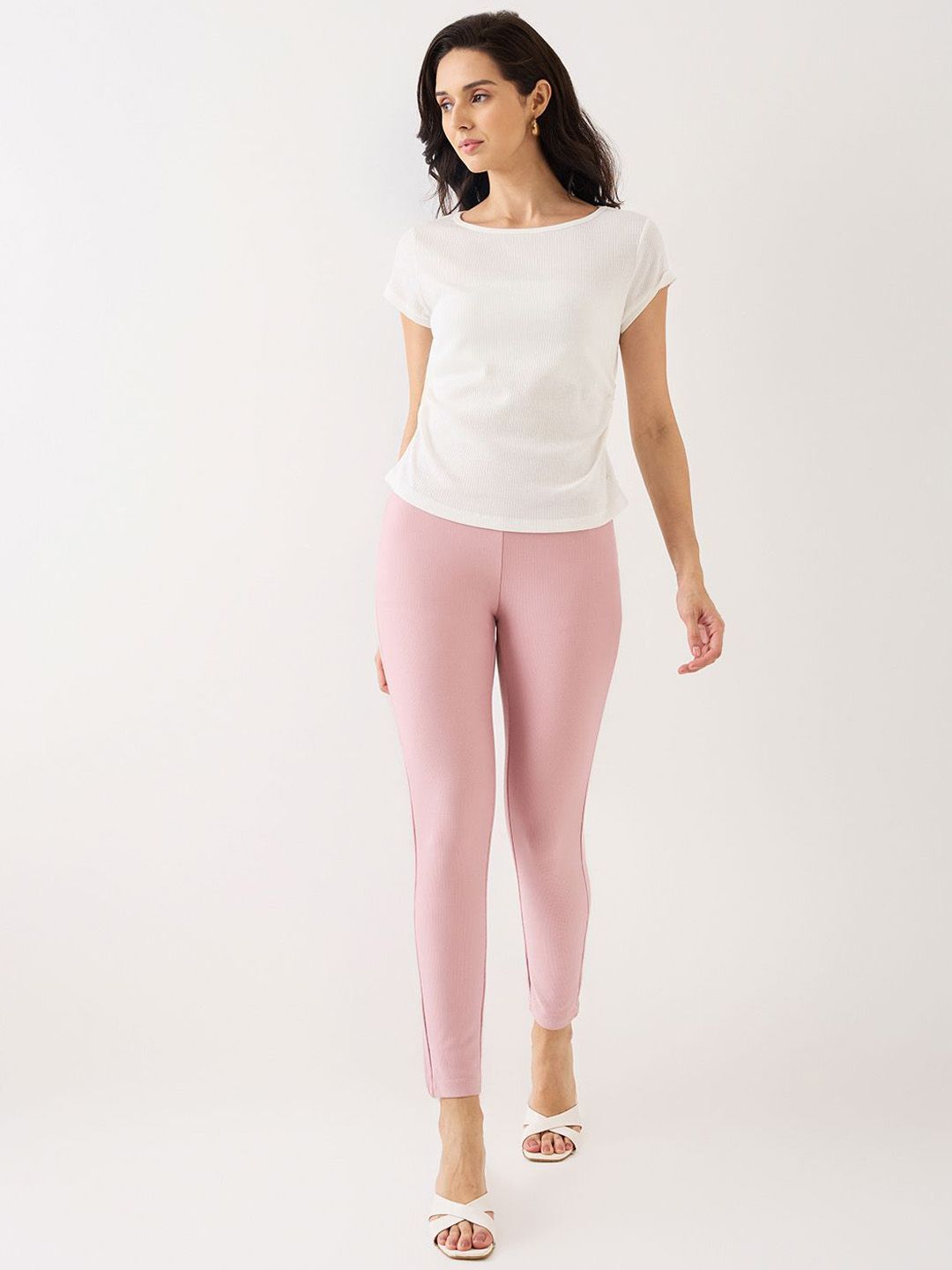 SPYKAR Women Skinny Fit Regular Trousers