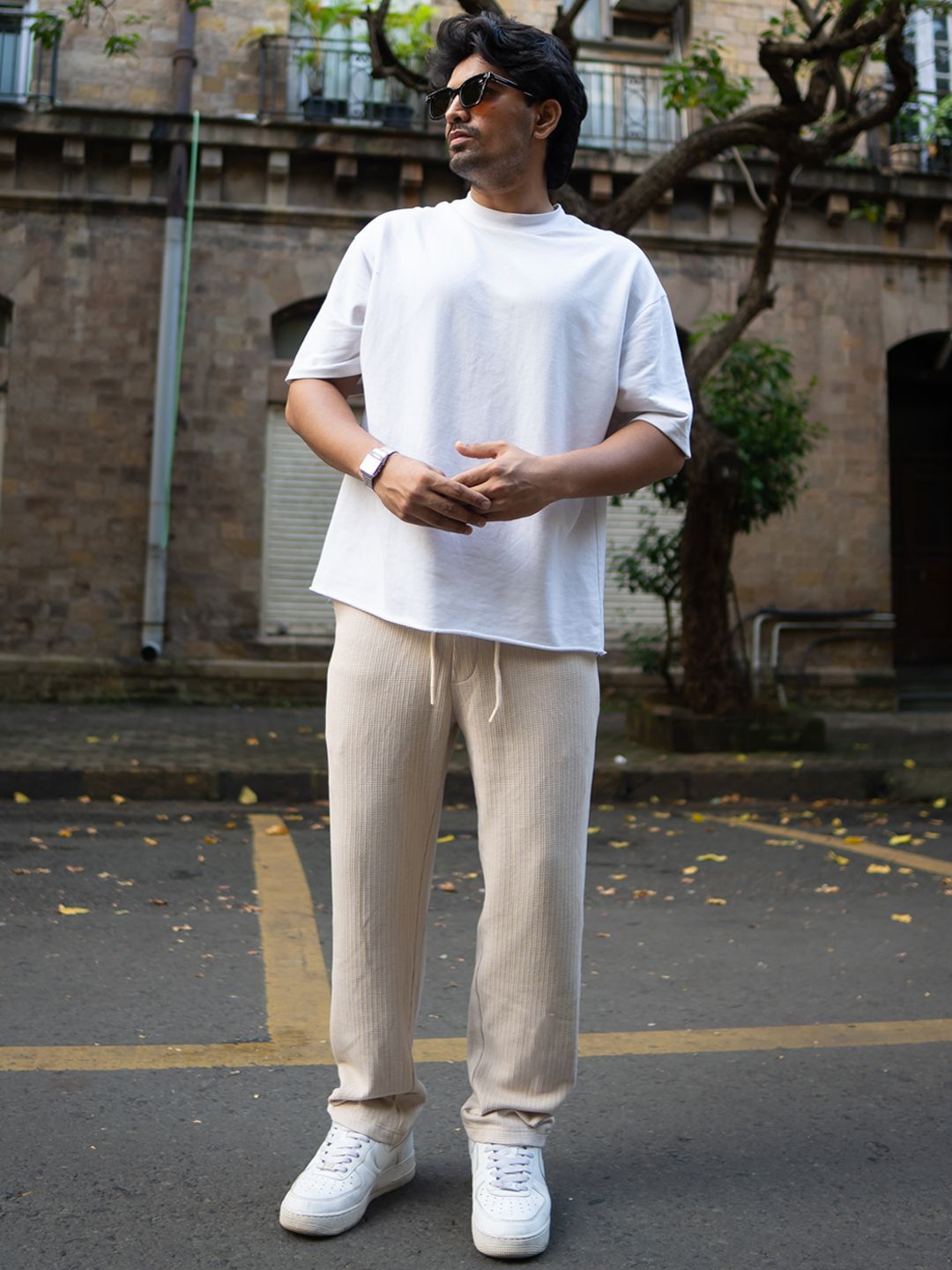 Powerlook Men Relaxed-Fit Trousers