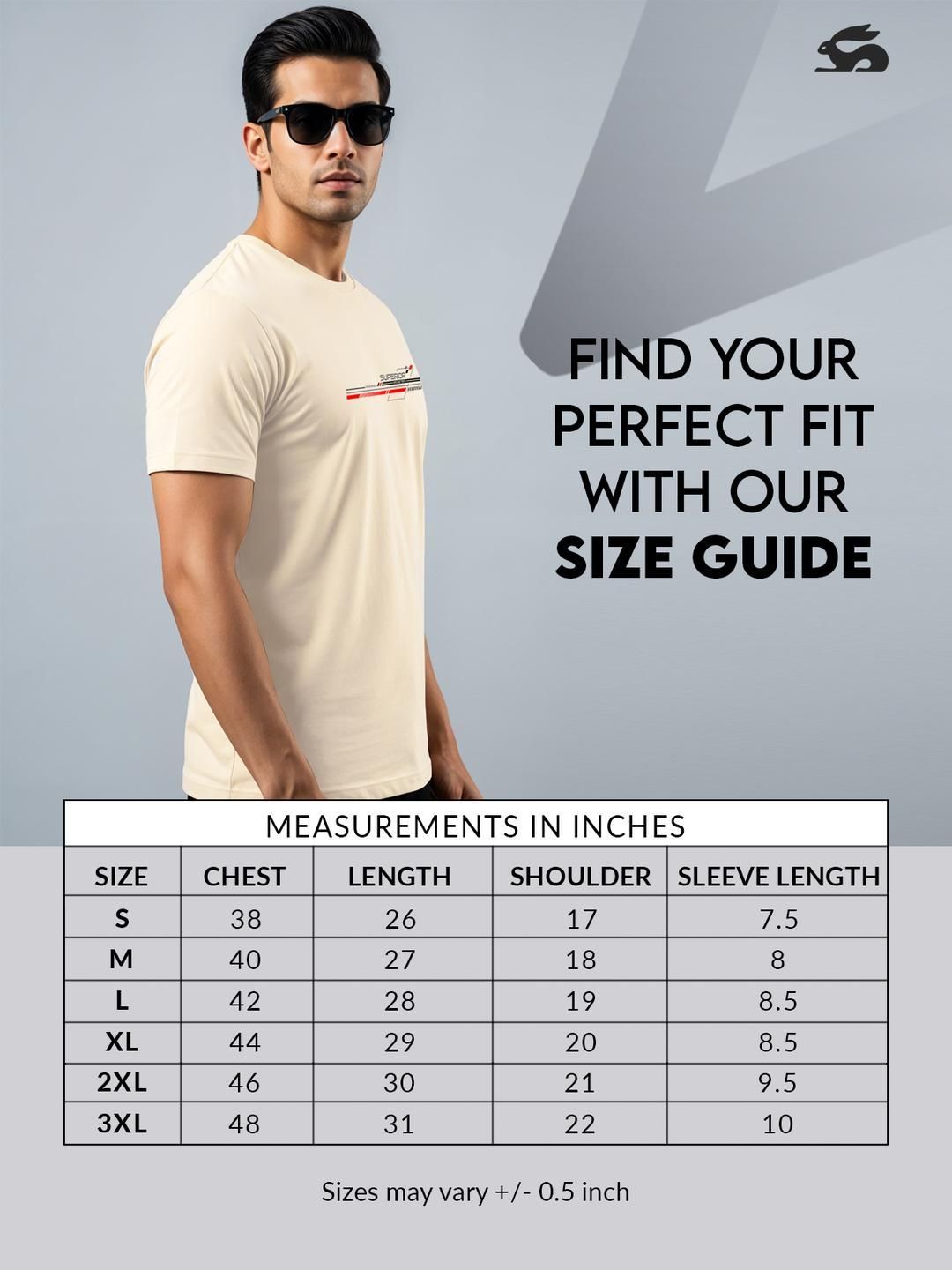 ADRO Men Off White Tshirts