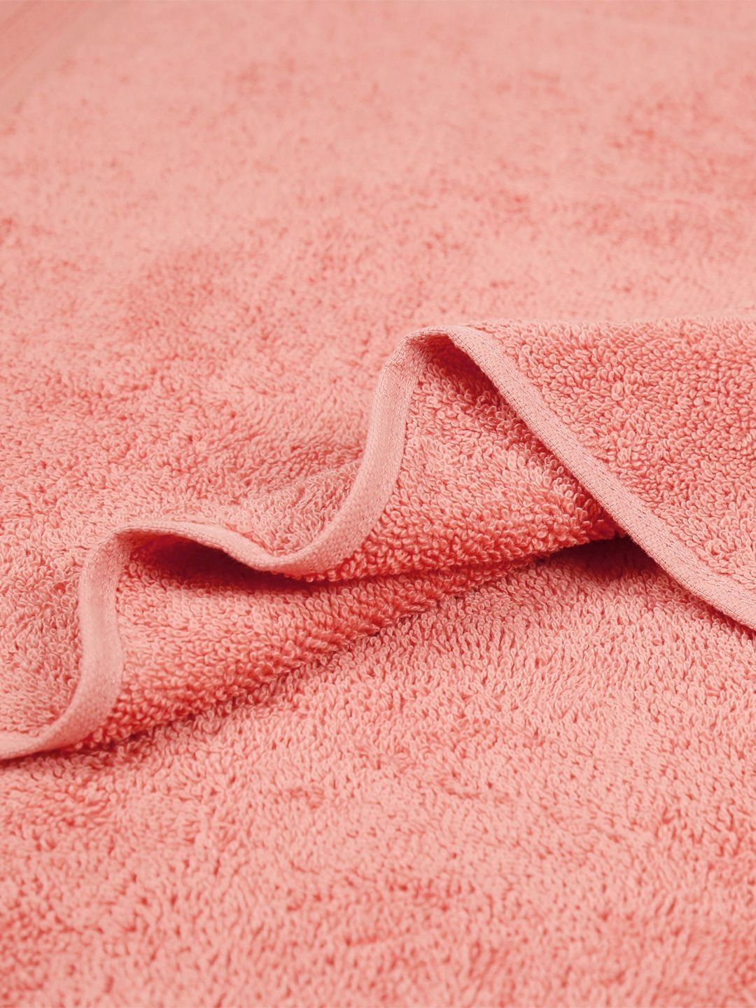 MYTRIDENT Coral Cotton 500 GSM Bath Towel