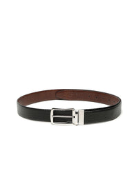 Teakwood Leathers Men Textured Leather Reversible Formal Belt