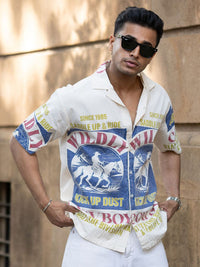 Powerlook Men Opaque Printed Casual Shirt
