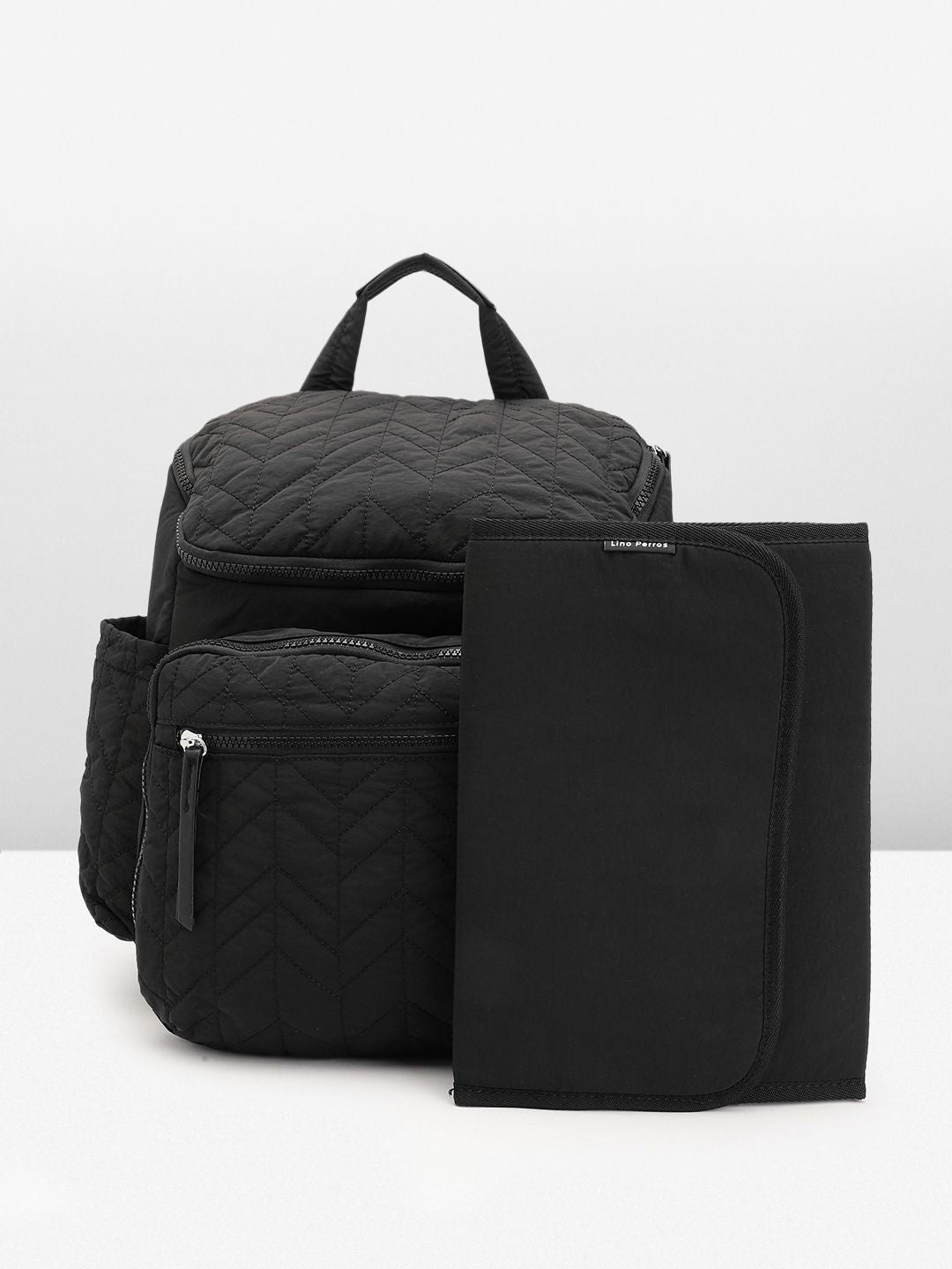 Lino Perros Textured Mommy Backpack - 13Inch