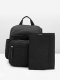 Lino Perros Textured Mommy Backpack - 13Inch
