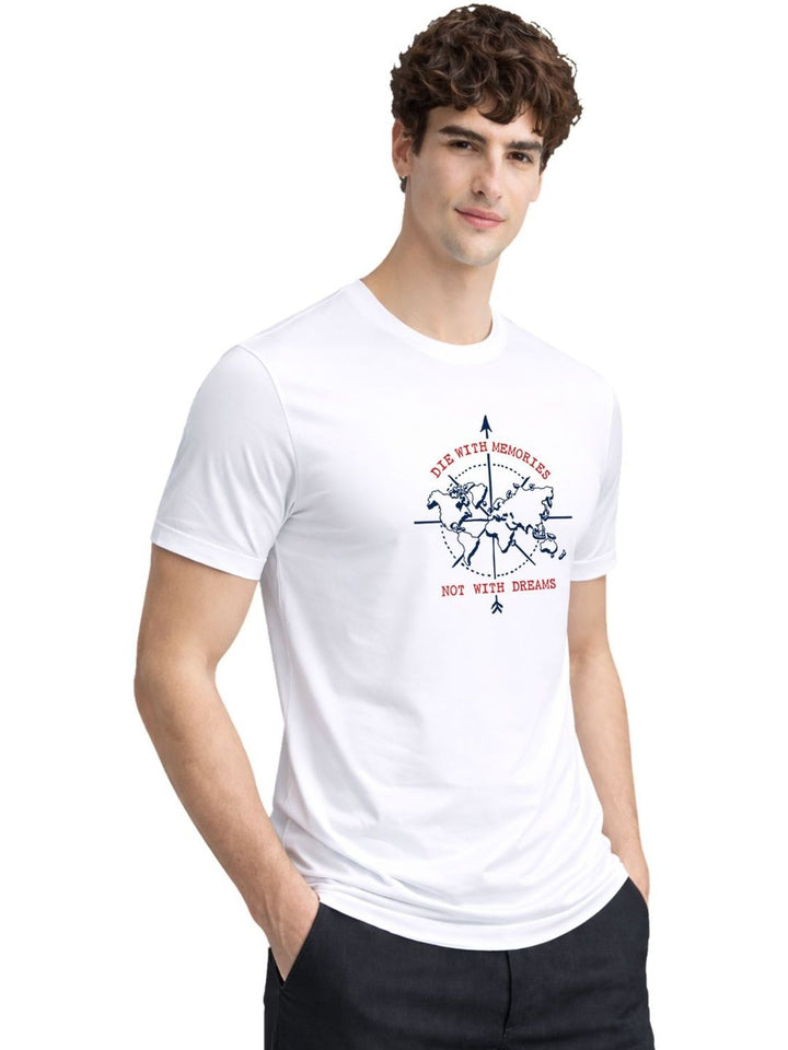 ADRO Men Typography Printed T-shirt