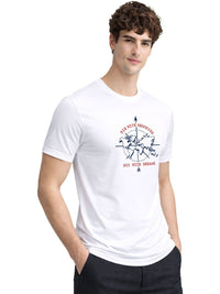 ADRO Men Typography Printed T-shirt